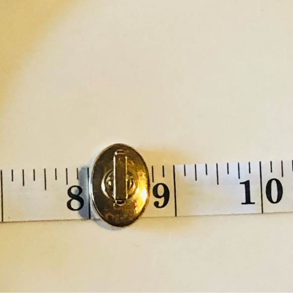 Vintage G Masonic Masons Logo Enamel oval Onyx Cufflinks Gold Filled - Picture 7 of 8